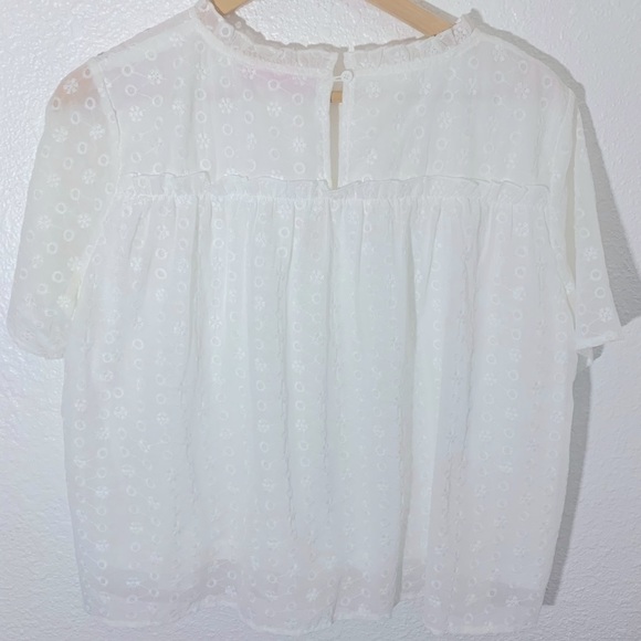 Pomp and Circumstance lace blouse Size L - Picture 2 of 5